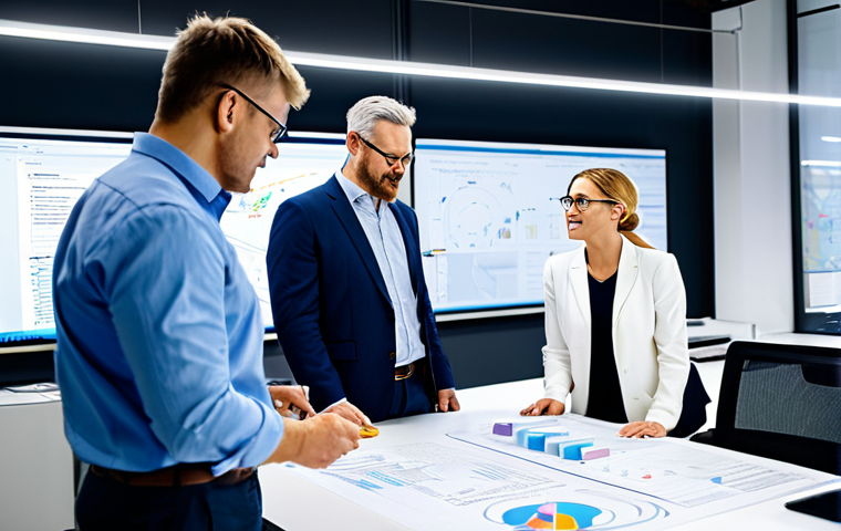 공급망관리에서의 리더십 향상 - Supply Chain Innovation**
"A diverse team of professionals brainstorming innovative supply chain so...