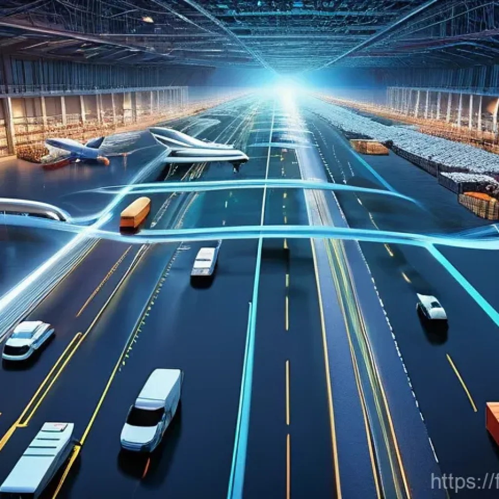 SCM와 실무형 인증의 차이점 - **Prompt for Global Supply Chain Strategy (CSCP):**
A wide-angle, futuristic depiction of the en...