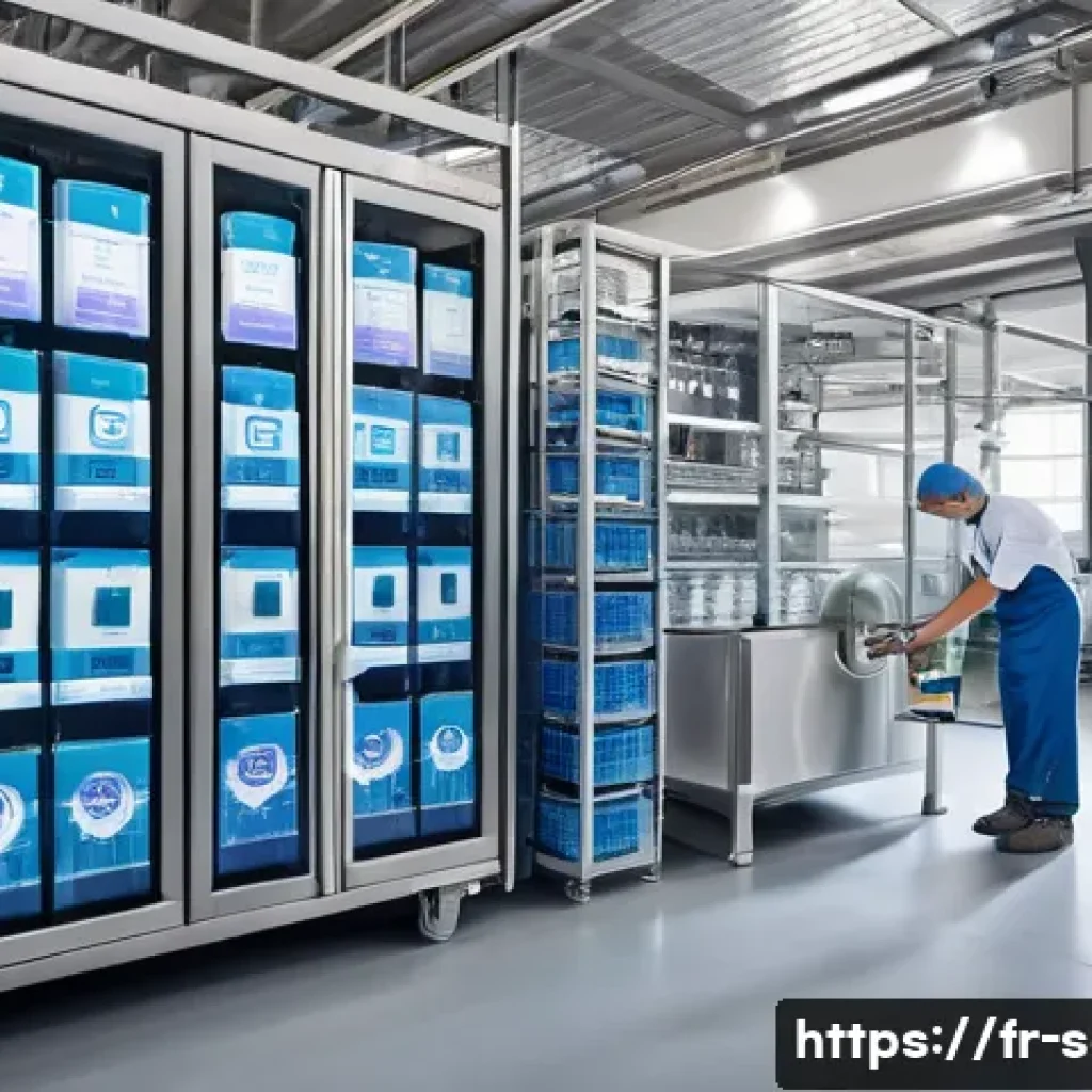 공급망관리와 지속 가능 경영 사례 - **Prompt:** A vibrant, high-resolution photographic scene illustrating a sustainable and transparent...